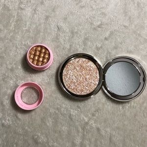 ciaté confetti highlighter & ace beautē eyeshadow